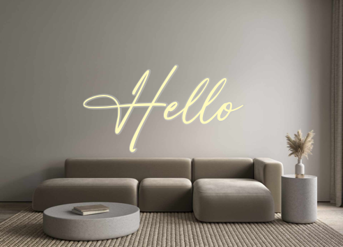 Custom Neon: Hello