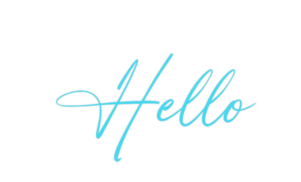 Custom Neon: Hello