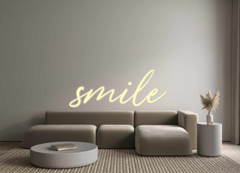 Custom Neon: smile