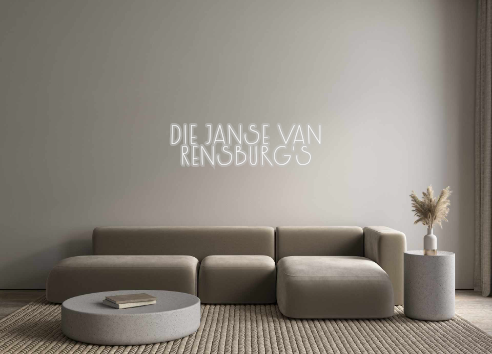 Custom Neon: Die Janse van...