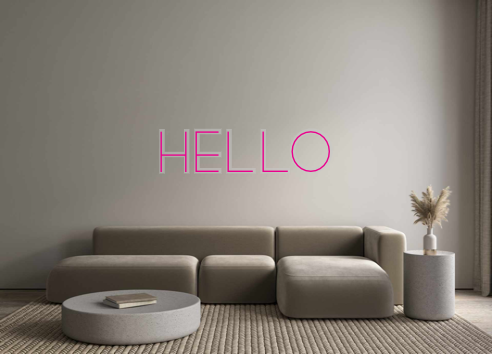 Custom Neon: Hello