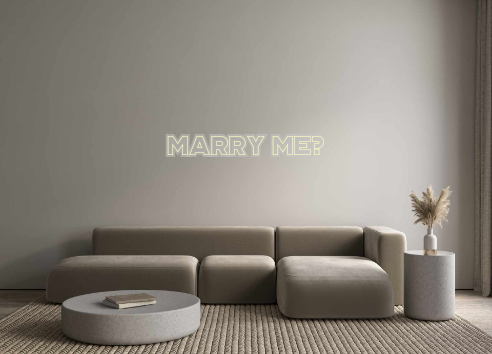 Custom Neon: Marry Me?