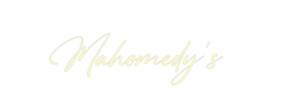 Custom Neon: Mahomedy’s