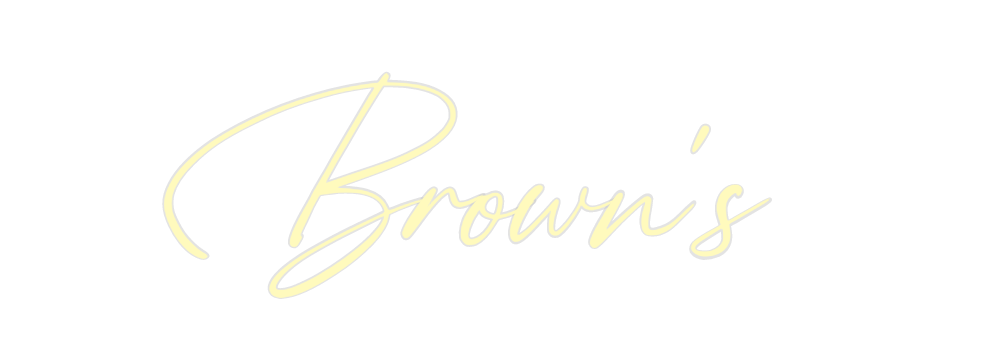 Custom Neon: Brown's