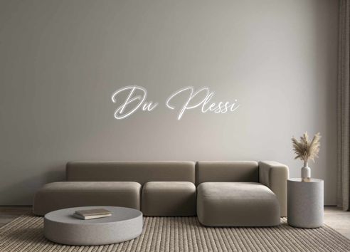 Custom Neon: Du Plessi