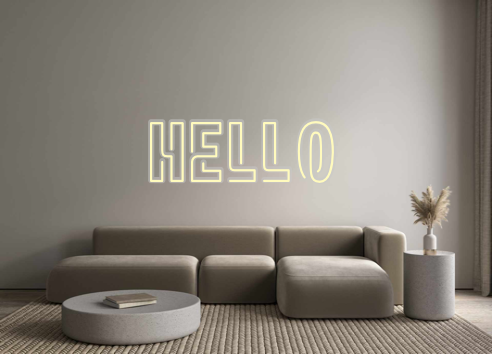 Custom Neon: Hello