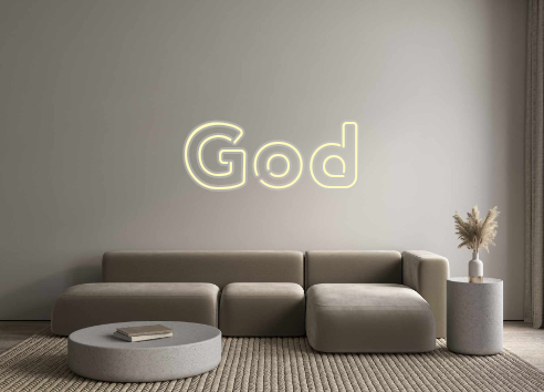 Custom Neon: God