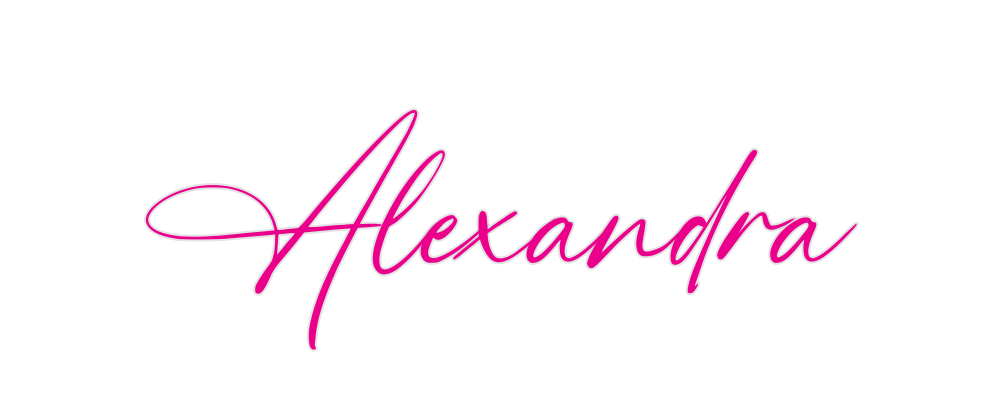 Custom Neon: Alexandra