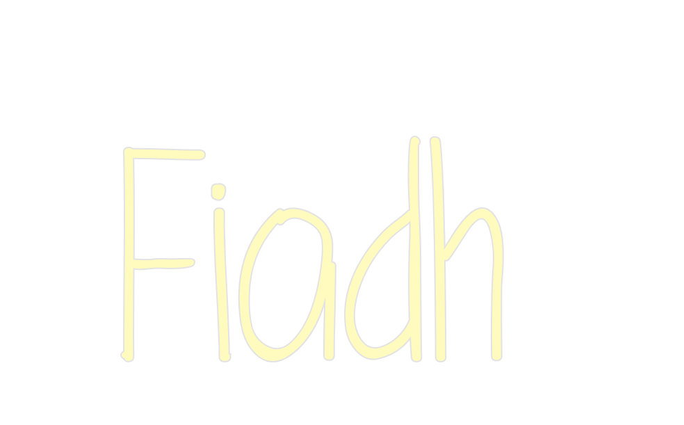 Custom Neon: Fiadh