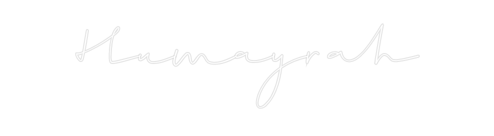 Custom Neon: Humayrah