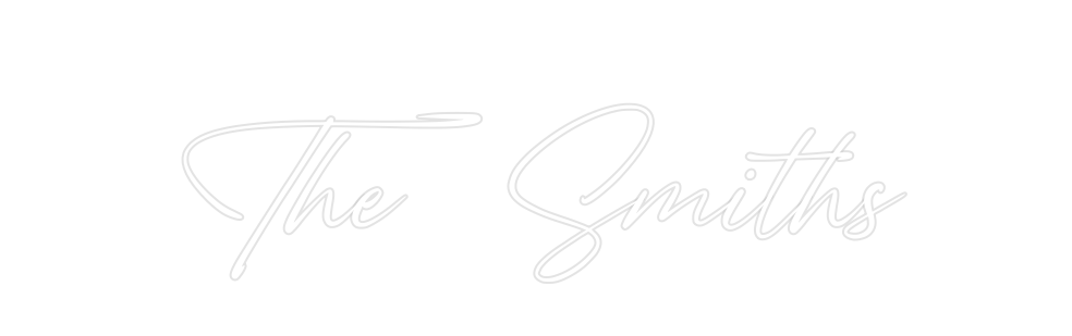 Custom Neon: The  Smiths