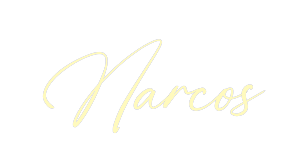 Custom Neon: Narcos