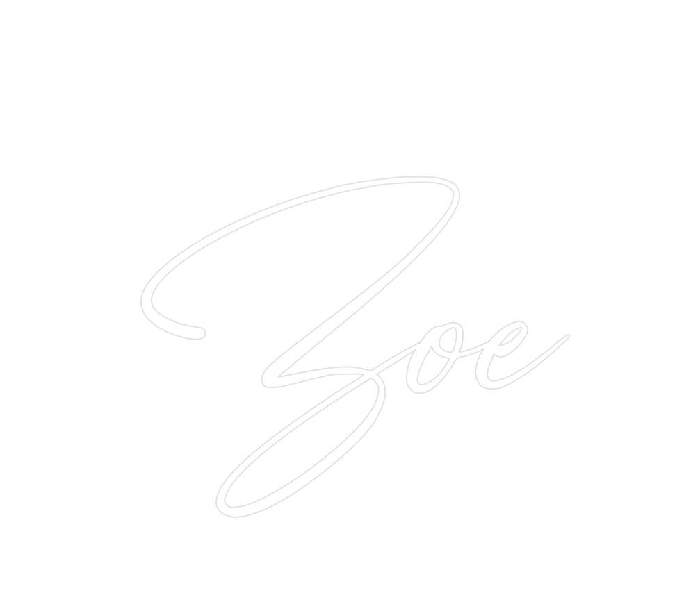 Custom Neon: Zoe