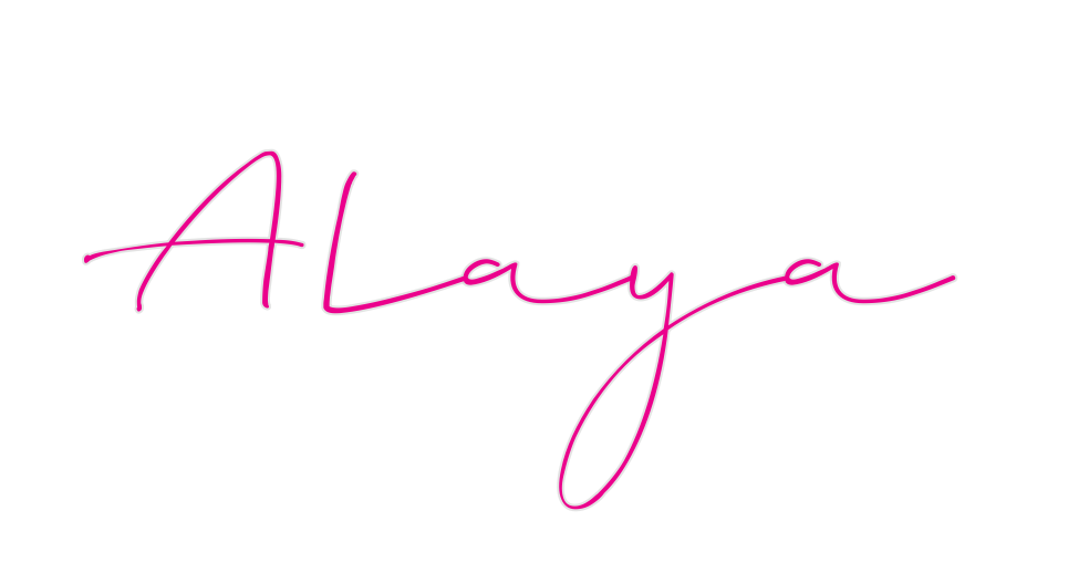Custom Neon: Alaya