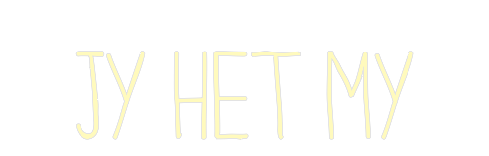 Custom Neon: JY HET MY