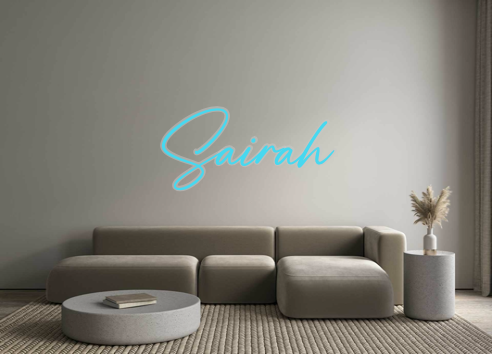 Custom Neon: Sairah