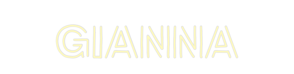 Custom Neon: GIANNA
