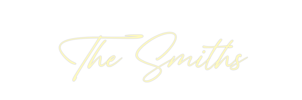 Custom Neon: The Smiths