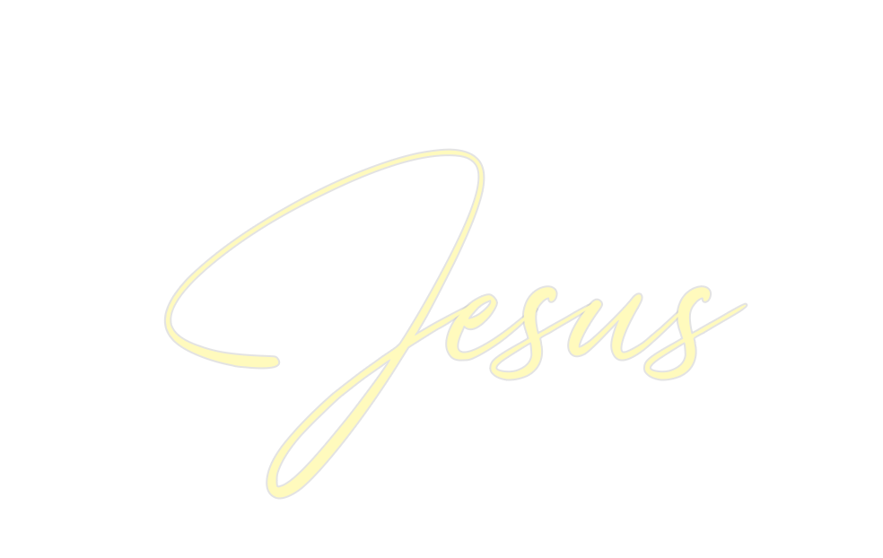 Custom Neon: Jesus