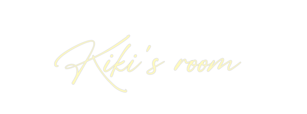 Custom Neon: Kiki’s room