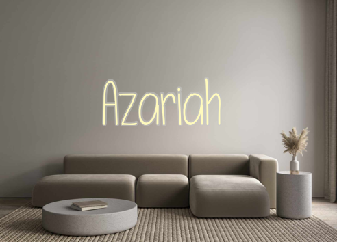 Custom Neon: Azariah
