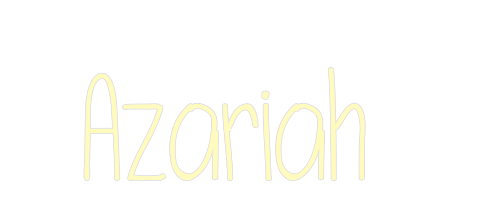 Custom Neon: Azariah