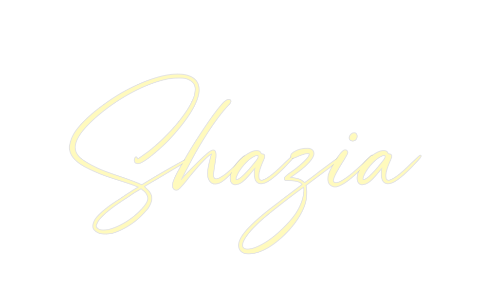 Custom Neon: Shazia