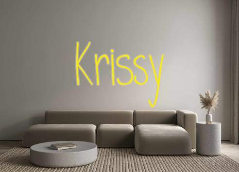 Custom Neon: Krissy
