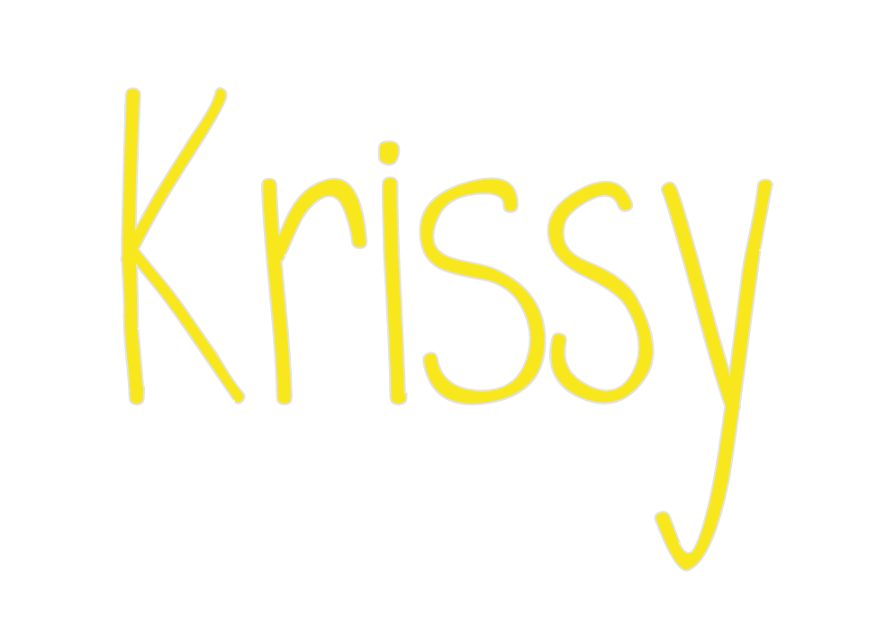 Custom Neon: Krissy