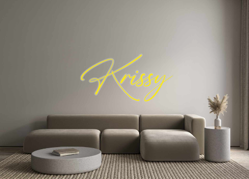Custom Neon: Krissy
