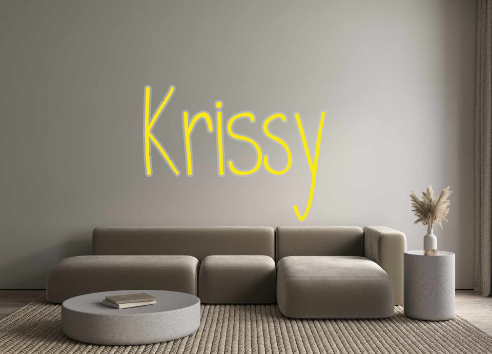 Custom Neon: Krissy