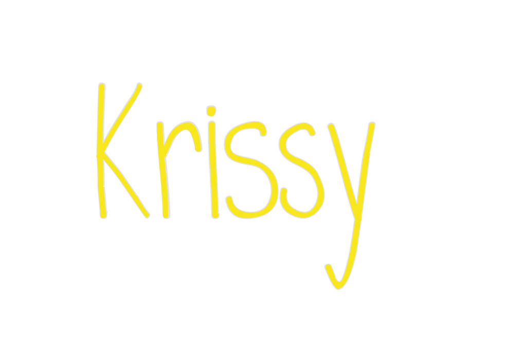 Custom Neon: Krissy