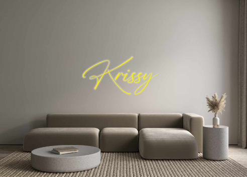 Custom Neon: Krissy