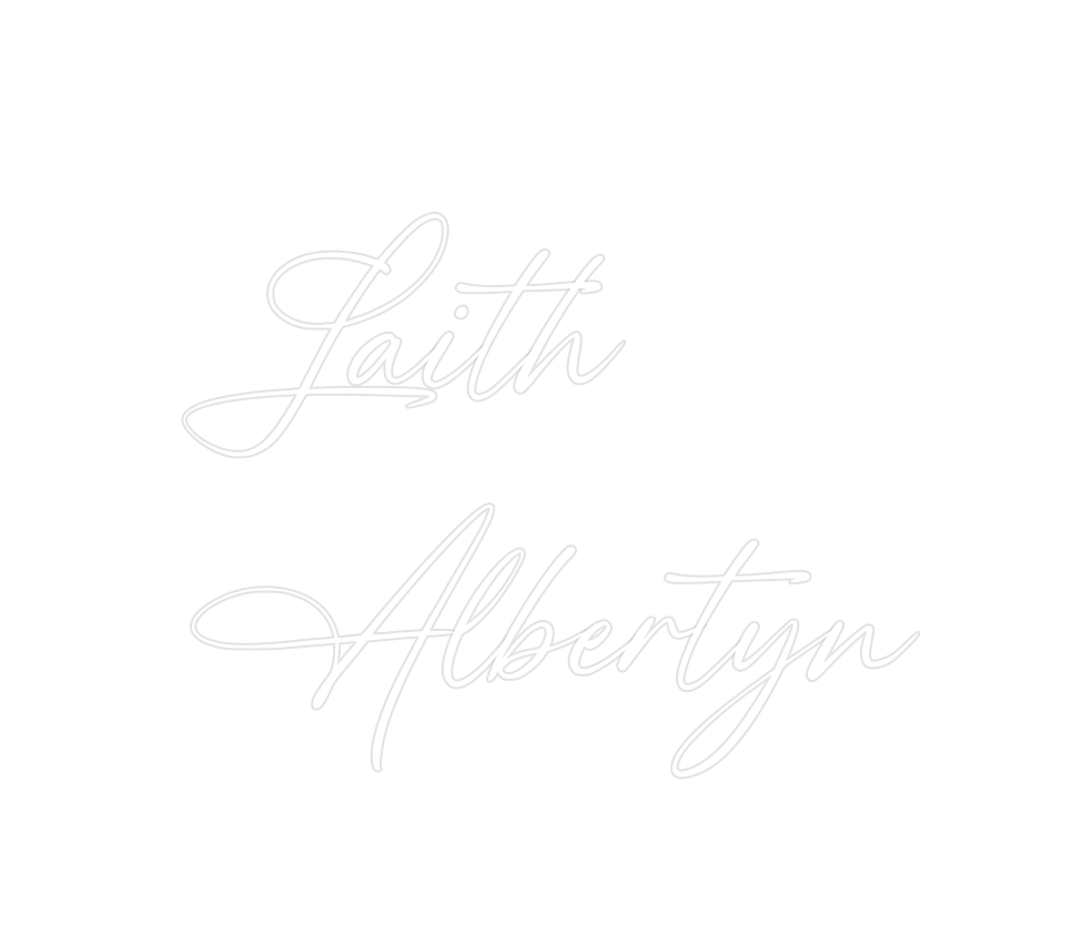 Custom Neon: Laith
Albertyn
