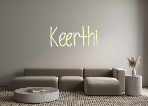 Custom Neon: Keerthi