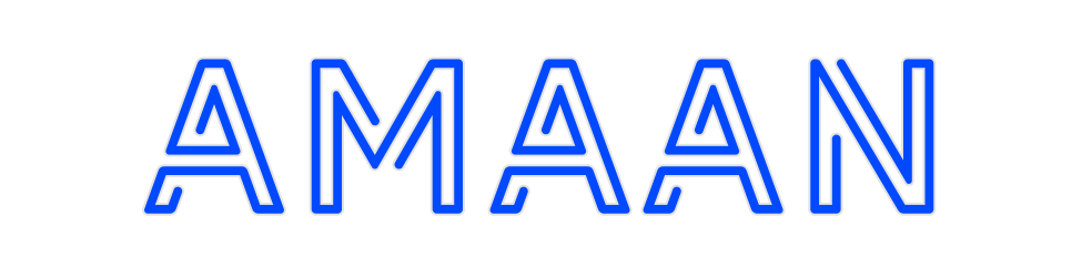 Custom Neon: Amaan