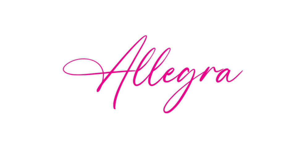 Custom Neon: Allegra