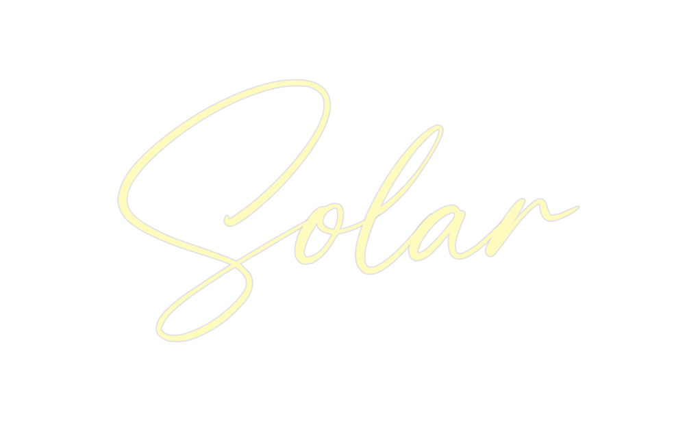 Custom Neon: Solar