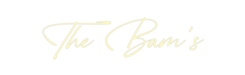 Custom Neon: The Bam’s