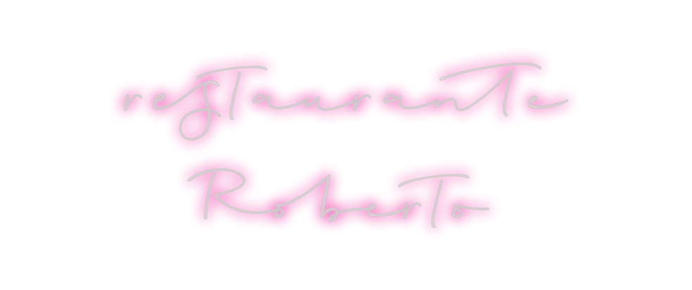 Custom Neon: restaurante  ...