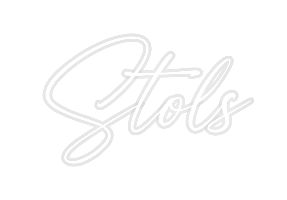 Custom Neon: Stols