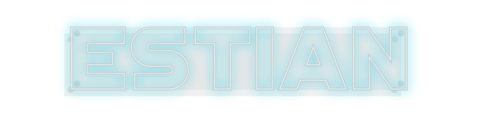 Custom Neon: ESTIAN