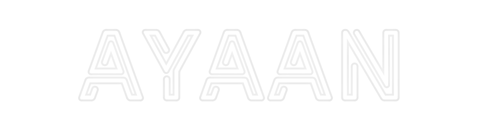 Custom Neon: Ayaan