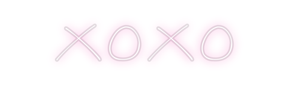 Custom Neon: XOXO