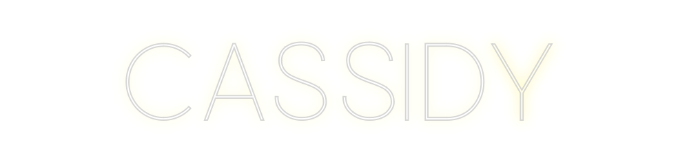 Custom Neon: Cassidy