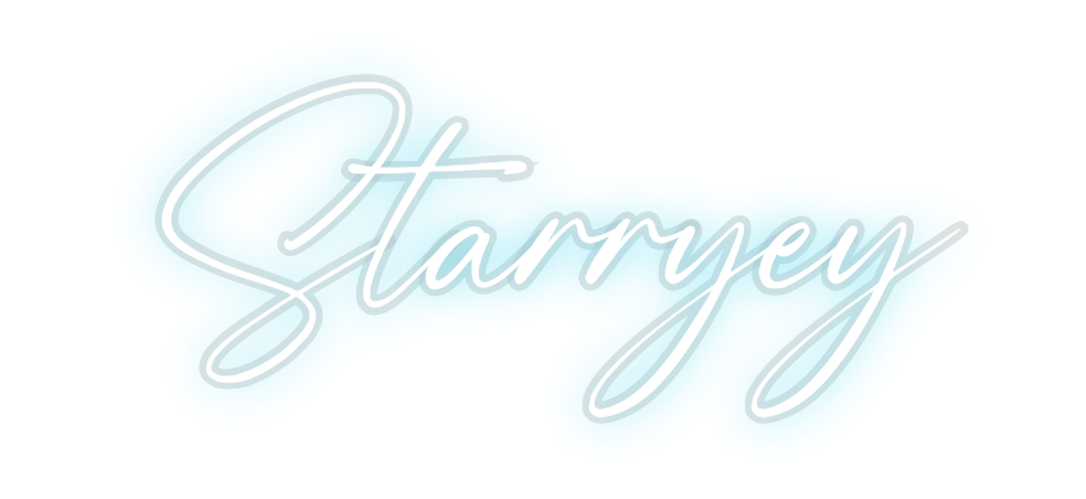 Custom Neon: Starryey