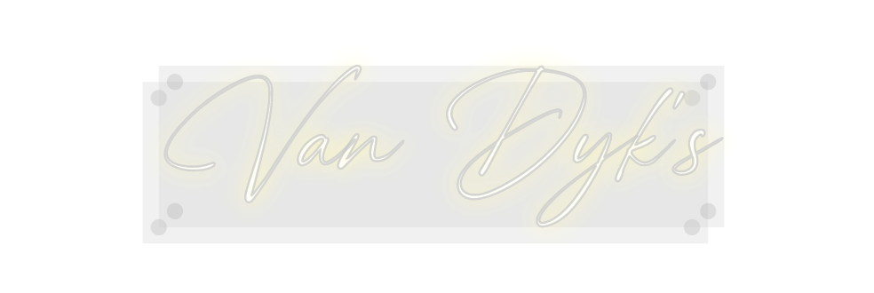 Custom Neon: Van Dyk's