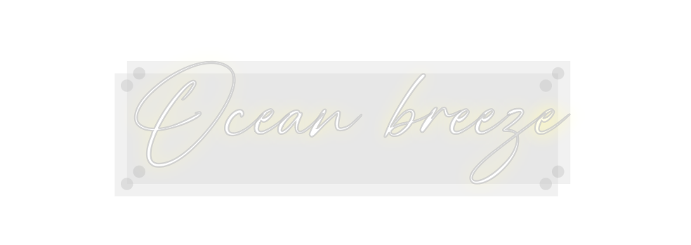 Custom Neon: Ocean breeze