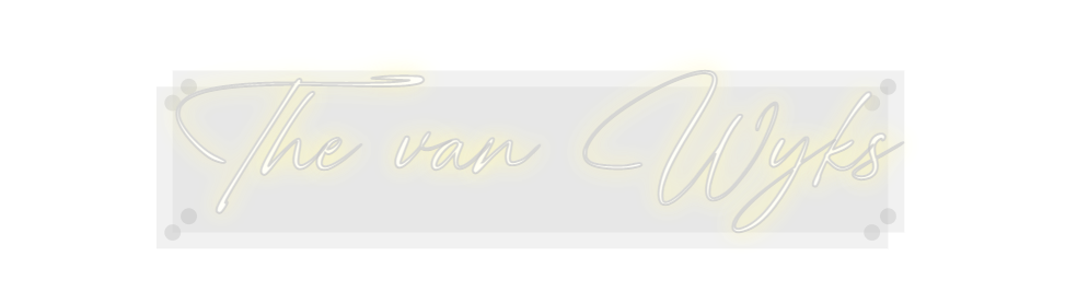 Custom Neon: The van Wyks