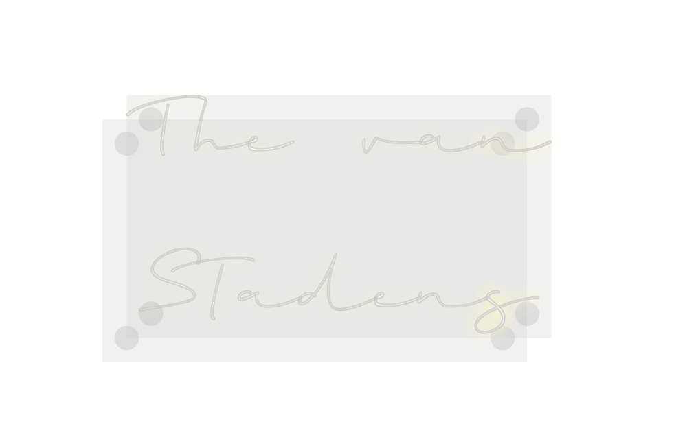 Custom Neon: The van
Stade...